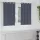  Függönyök 2 pcs Antracitszürke 140 x 140 cm Poliészter