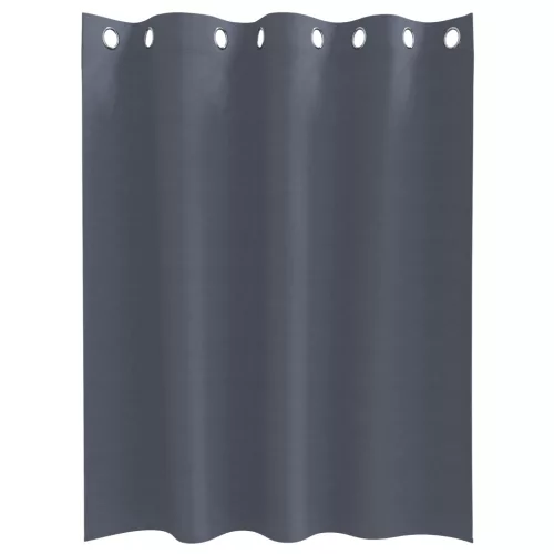  Függönyök 2 pcs Antracitszürke 140 x 140 cm Poliészter