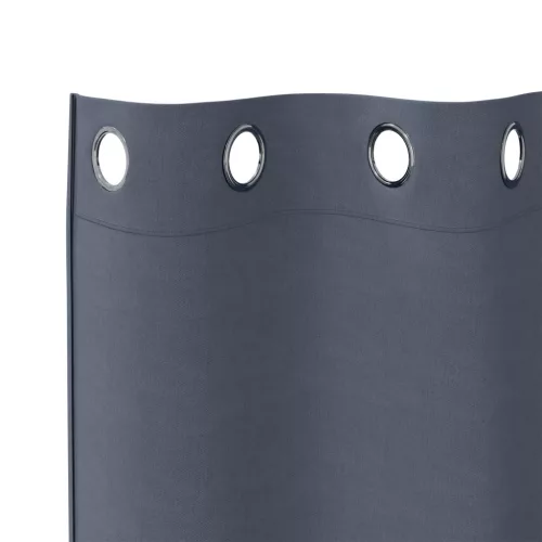  Függönyök 2 pcs Antracitszürke 140 x 140 cm Poliészter
