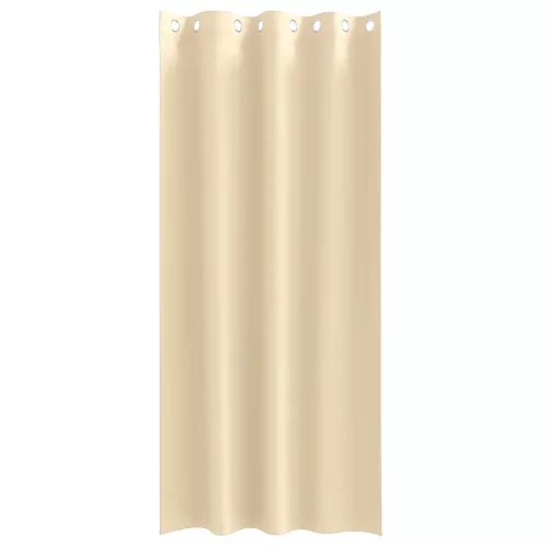  Függönyök függönyökkel 2 pcs Krém 225 x 140 cm Poliészter