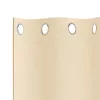  Függönyök függönyökkel 2 pcs Krém 225 x 140 cm Poliészter