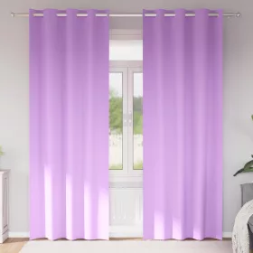    Függönyök függönyökkel 2 pcs Lila 260 x 140 cm Poliészter