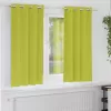  Függönyök függönyökkel 2 pcs Alma zöld 175 x 140 cm Poliészter
