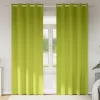  Függönyök függönyökkel 2 pcs Alma zöld 260 x 140 cm Poliészter