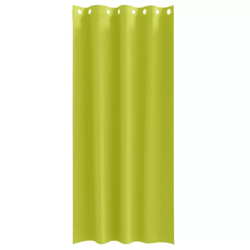  Függönyök függönyökkel 2 pcs Alma zöld 260 x 140 cm Poliészter