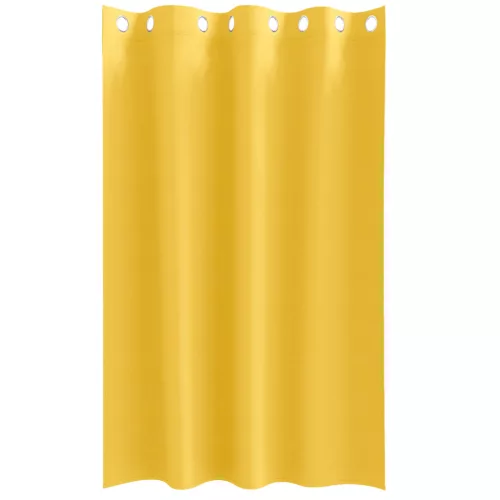  Függönyök 2 pcs mustársárga 175 x 140 cm Poliészter
