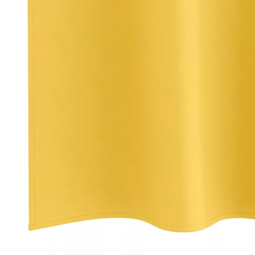  Függönyök 2 pcs mustársárga 175 x 140 cm Poliészter