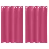  Függönyök 2 pcs Fényes rózsaszín 175 x 140 cm Poliészter