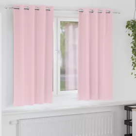    Függönyök 2 pcs Baba rózsaszín 175 x 140 cm Poliészter