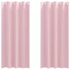  Függönyök 2 pcs Baba rózsaszín 245 x 140 cm Poliészter