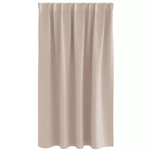  Fekete Függöny Gyűrűkkel 2 pcs Tópszínű 140 x 140 cm Poliészter