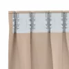  Függönyök függönyökkel 2 pcs Tópszínű Poliészter
