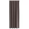  Sötétítő függönyök 2 pcs sötétbarna 245 x 140 cm Poliészter