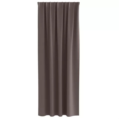  Sötétítő függönyök 2 pcs sötétbarna 245 x 140 cm Poliészter