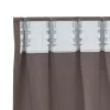  Sötétítő függönyök 2 pcs sötétbarna 245 x 140 cm Poliészter