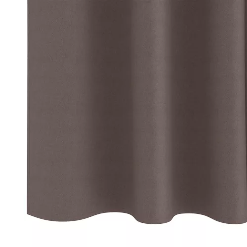  Sötétítő függönyök 2 pcs sötétbarna 245 x 140 cm Poliészter