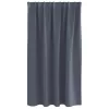  Fekete Függöny Gyűrűkkel 2 pcs Antracit 140 x 140 cm Poliészter