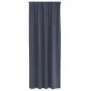  Sötétítő függönyök 2 pcs Antracitszürke 245 x 140 cm Poliészter