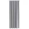  Függönyök 2 pcs Világosszürke 245 x 140 cm Poliészter