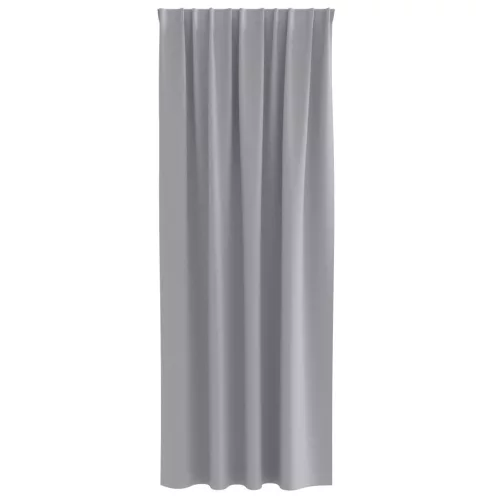  Függönyök 2 pcs Világosszürke 245 x 140 cm Poliészter