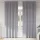  Függönyök 2 pcs Világosszürke 260 x 140 cm Poliészter