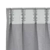  Függönyök 2 pcs Világosszürke 260 x 140 cm Poliészter