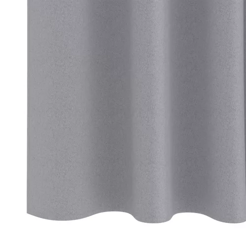  Függönyök 2 pcs Világosszürke 260 x 140 cm Poliészter