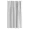  Fekete Függöny Gyűrűkkel 2 pcs Halvány szürke 140 x 140 cm