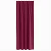 Függönyök függönyökkel 2 pcs Bordó 245 x 140 cm Poliészter
