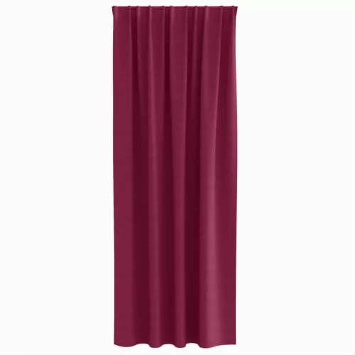  Függönyök függönyökkel 2 pcs Bordó 260 x 140 cm Poliészter