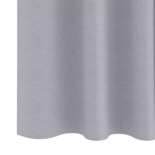  Függönyök függönyökkel 2 pcs Fém szürke 260 x 140 cm Poliészter
