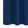  Fekete Függöny Gyűrűkkel 2 pcs Sötét kék 140 x 140 cm