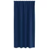  Fekete Függöny Gyűrűkkel 2 pcs Sötét kék 175 x 140 cm