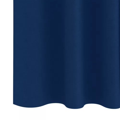  Függönyök függönyökkel 2 pcs Sötétkék 225 x 140 cm Poliészter