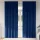  Függönyök függönyökkel 2 pcs Sötétkék 260 x 140 cm Poliészter