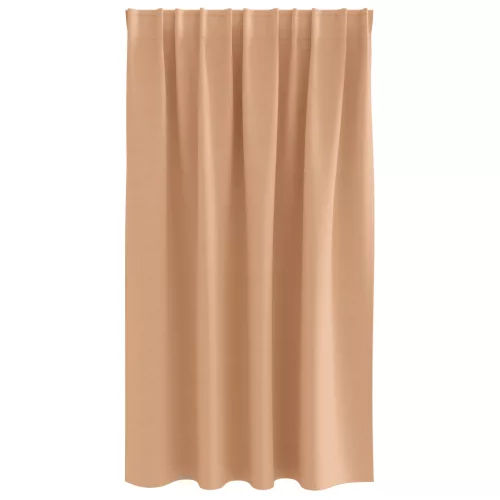  Függönyök 2 pcs Világosbarna 140 x 140 cm Poliészter
