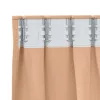  Függönyök 2 pcs Világosbarna 140 x 140 cm Poliészter