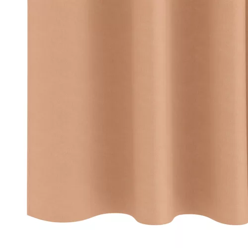 Függönyök 2 pcs Világosbarna 140 x 140 cm Poliészter