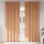  Függönyök 2 pcs Világosbarna 245 x 140 cm Poliészter