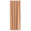  Függönyök 2 pcs Világosbarna 245 x 140 cm Poliészter