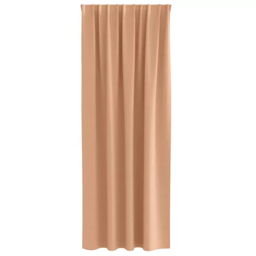  Függönyök 2 pcs Világosbarna 260 x 140 cm Poliészter