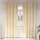  Függönyök függönyökkel 2 pcs Krém 225 x 140 cm Poliészter