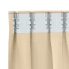  Függönyök függönyökkel 2 pcs Krém 245 x 140 cm Poliészter