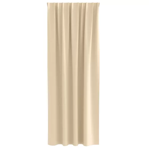  Függönyök függönyökkel 2 pcs Krém 260 x 140 cm Poliészter