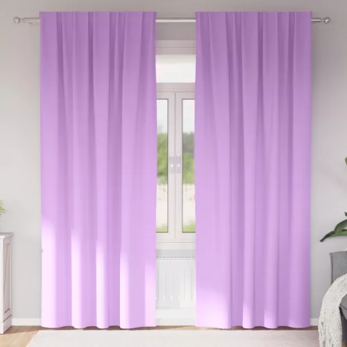  Függönyök függönyökkel 2 pcs Lila 225 x 140 cm Poliészter