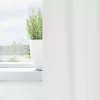  Fekete Függöny Gyűrűkkel 2 pcs Fényes fehér 140 x 140 cm