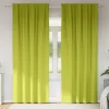  Függönyök függönyökkel 2 pcs Alma zöld 260 x 140 cm Poliészter