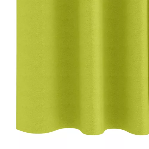  Függönyök függönyökkel 2 pcs Alma zöld 260 x 140 cm Poliészter