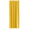  Függönyök 2 pcs mustársárga 225 x 140 cm Poliészter