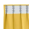  Függönyök 2 pcs mustársárga 225 x 140 cm Poliészter